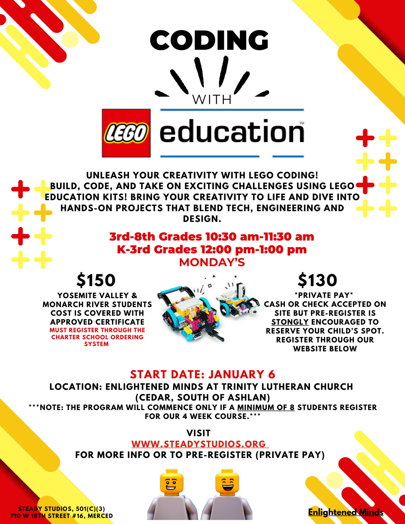 LEGO Coding at Enlightened Minds (W/CERTIFICATE)