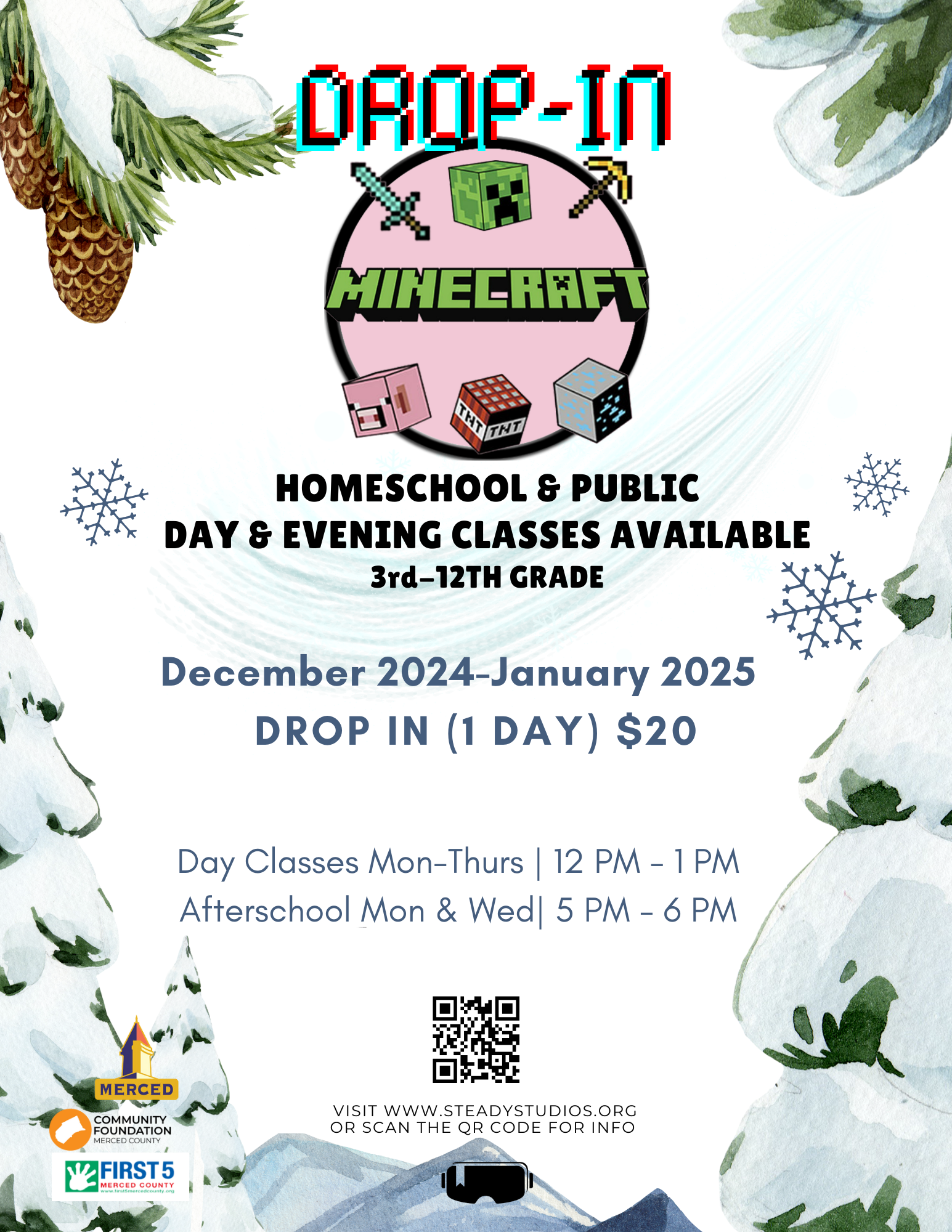 **DROP-IN Winter Minecraft EDU Program**