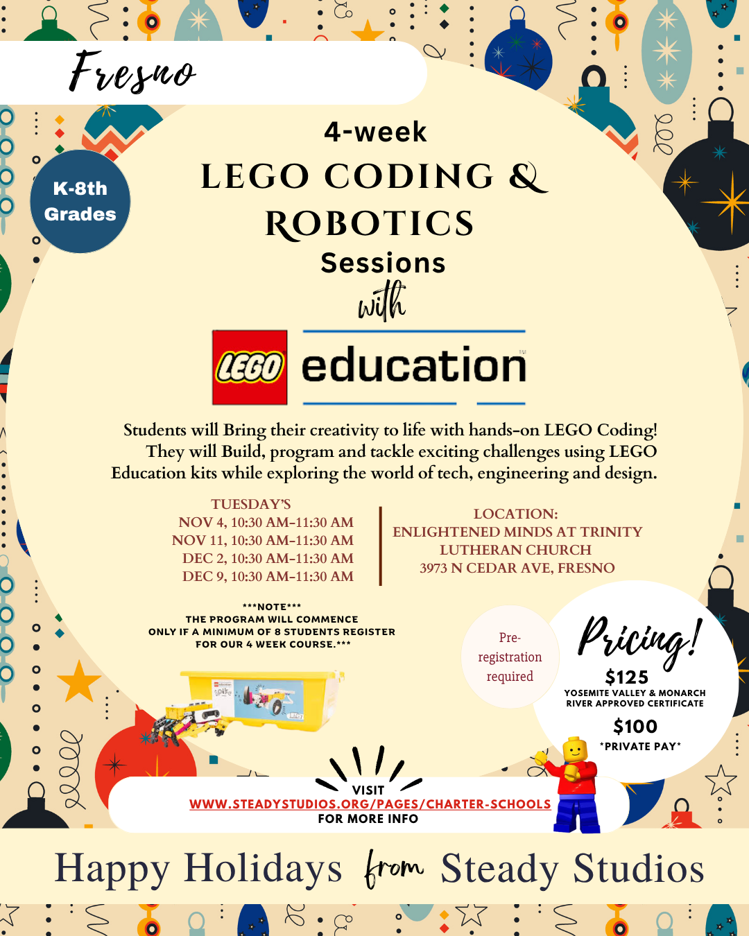 **Fresno** Winter LEGO Coding at Enlightened Minds