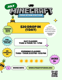 July Minecraft EDU - Drop In