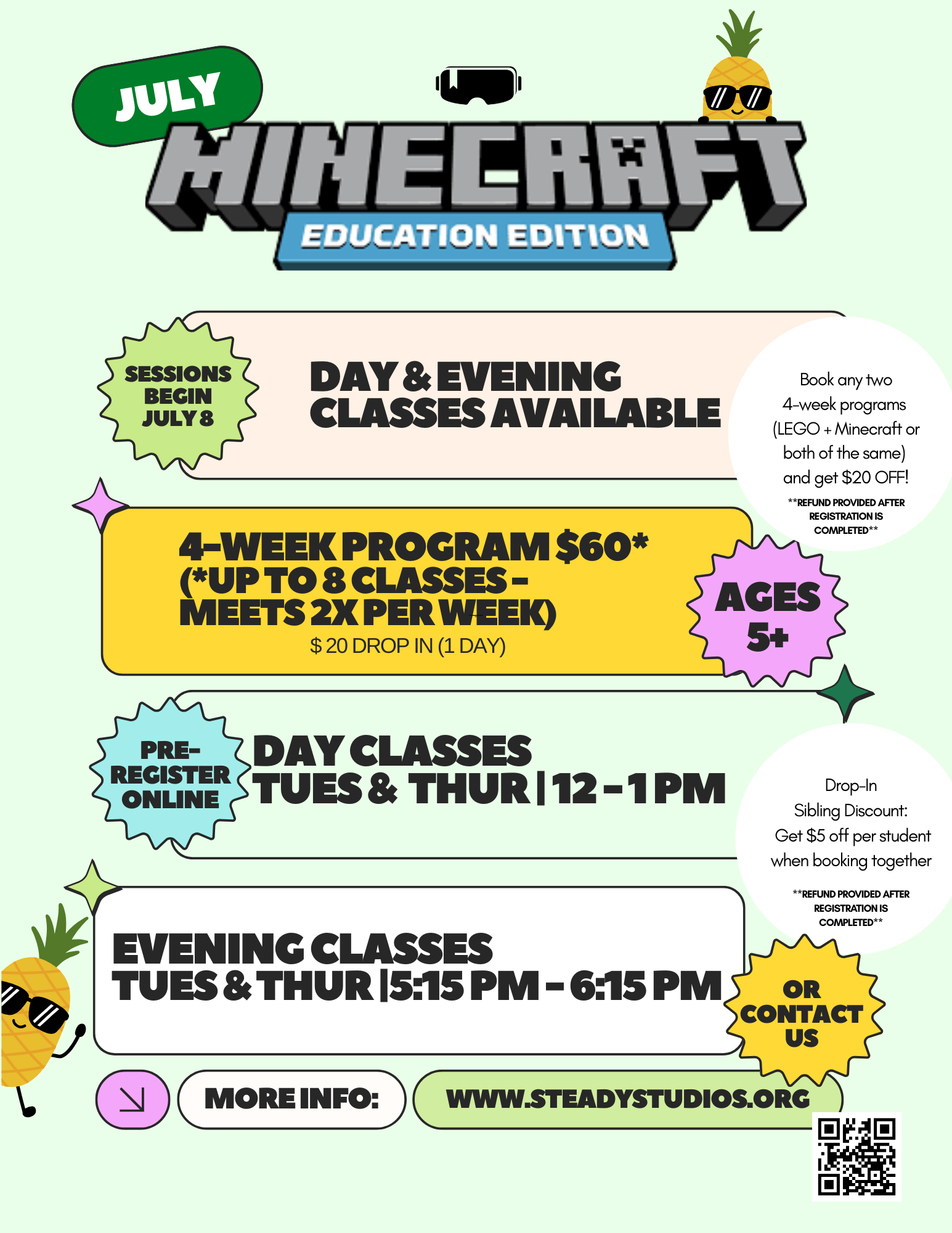 July 4-Week Minecraft Education