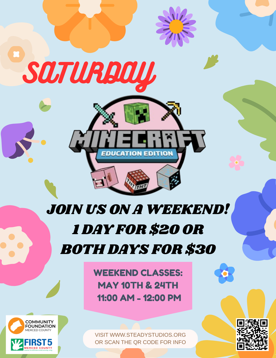 May Saturday Minecraft EDU
