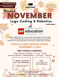 November LEGO Coding & Robotics