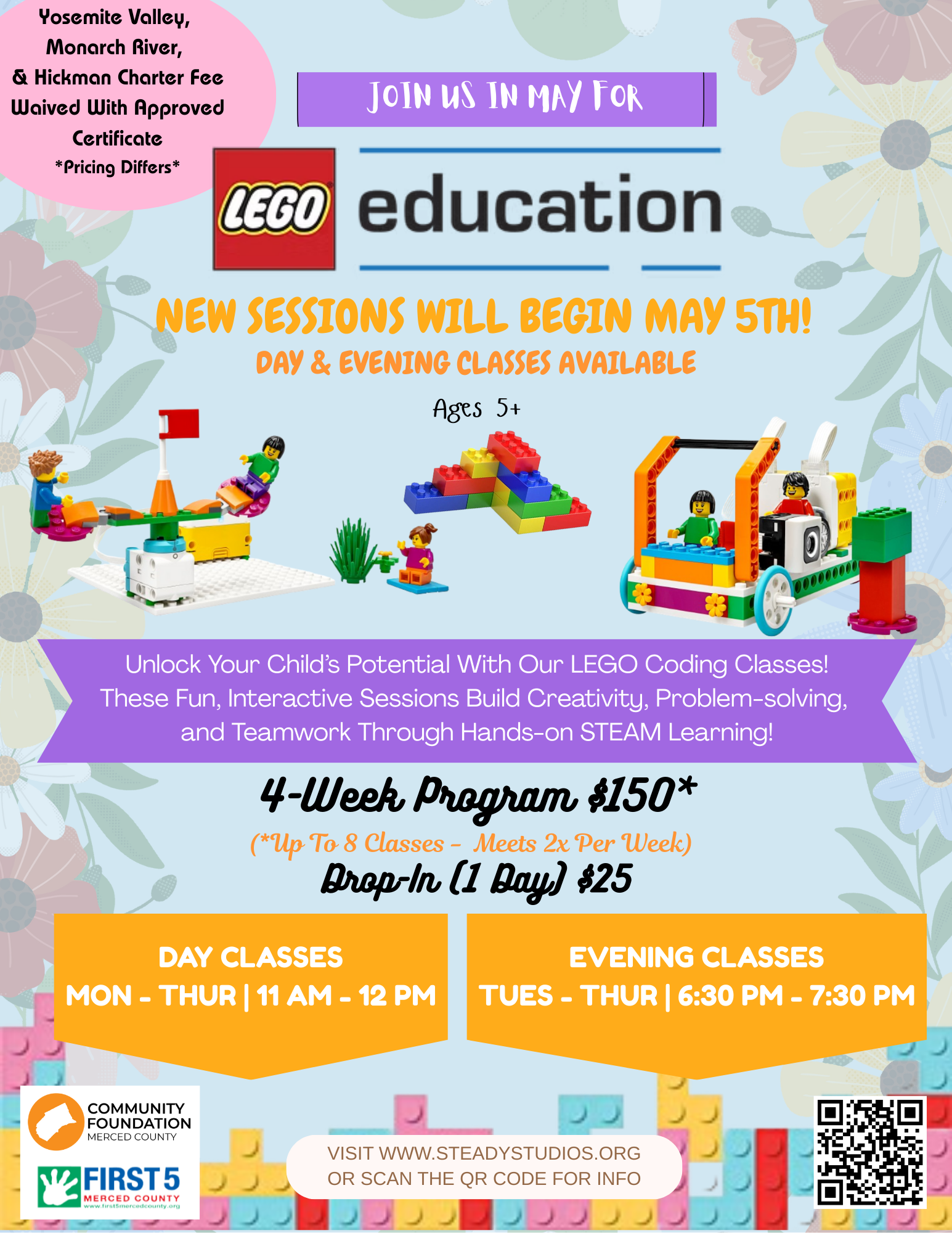 **Merced** May LEGO Coding at Steady Studios (W/CERTIFICATE)